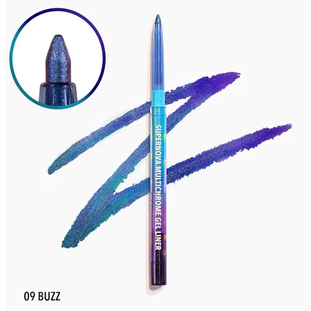 Moira Shimmering Blue # 009 Buzz Gel Eyeliner Pen New In Box - Picture 2 of 8